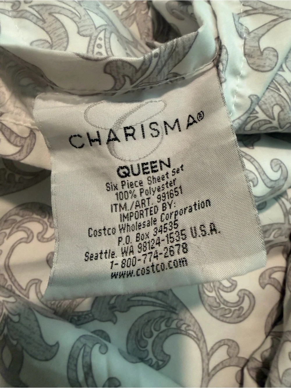 Charisma queen sheet